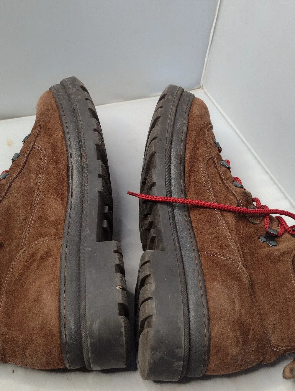 Ralph Lauren Polo Mens Italian Alpi Hiking Leather Boots 11  Made in Italy